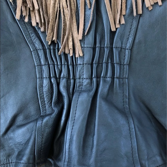 UNIK Leather Apparel Leather Fringe MOTO jacket - Picture 6 of 12